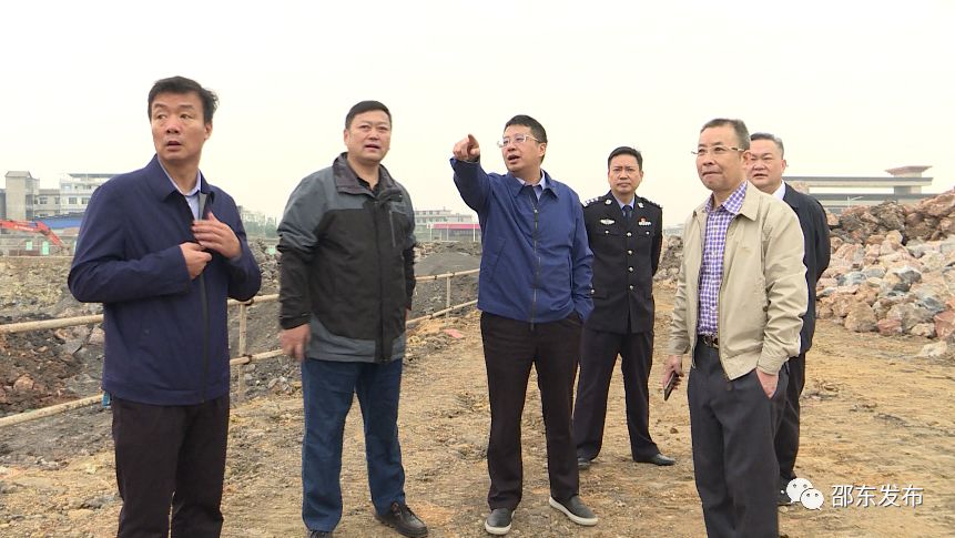邵东市委书记督查廉桥医药工业科技园 强调了这些