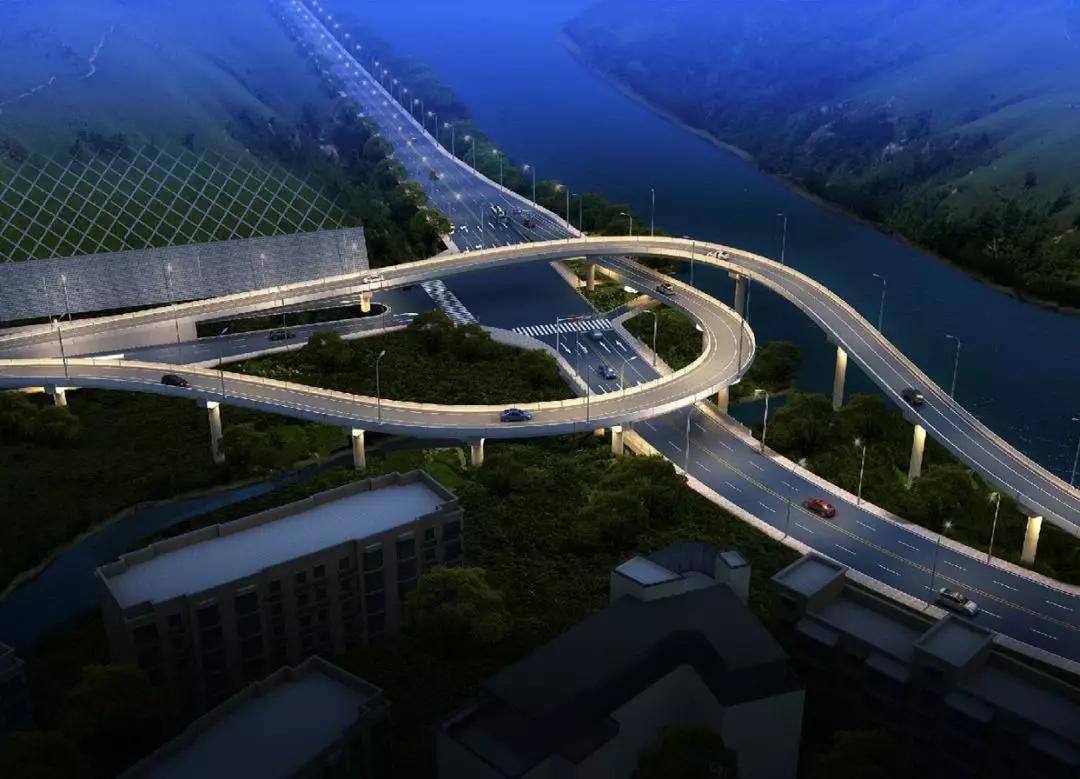 达州主城区首座分离式立交桥启动建设_大道