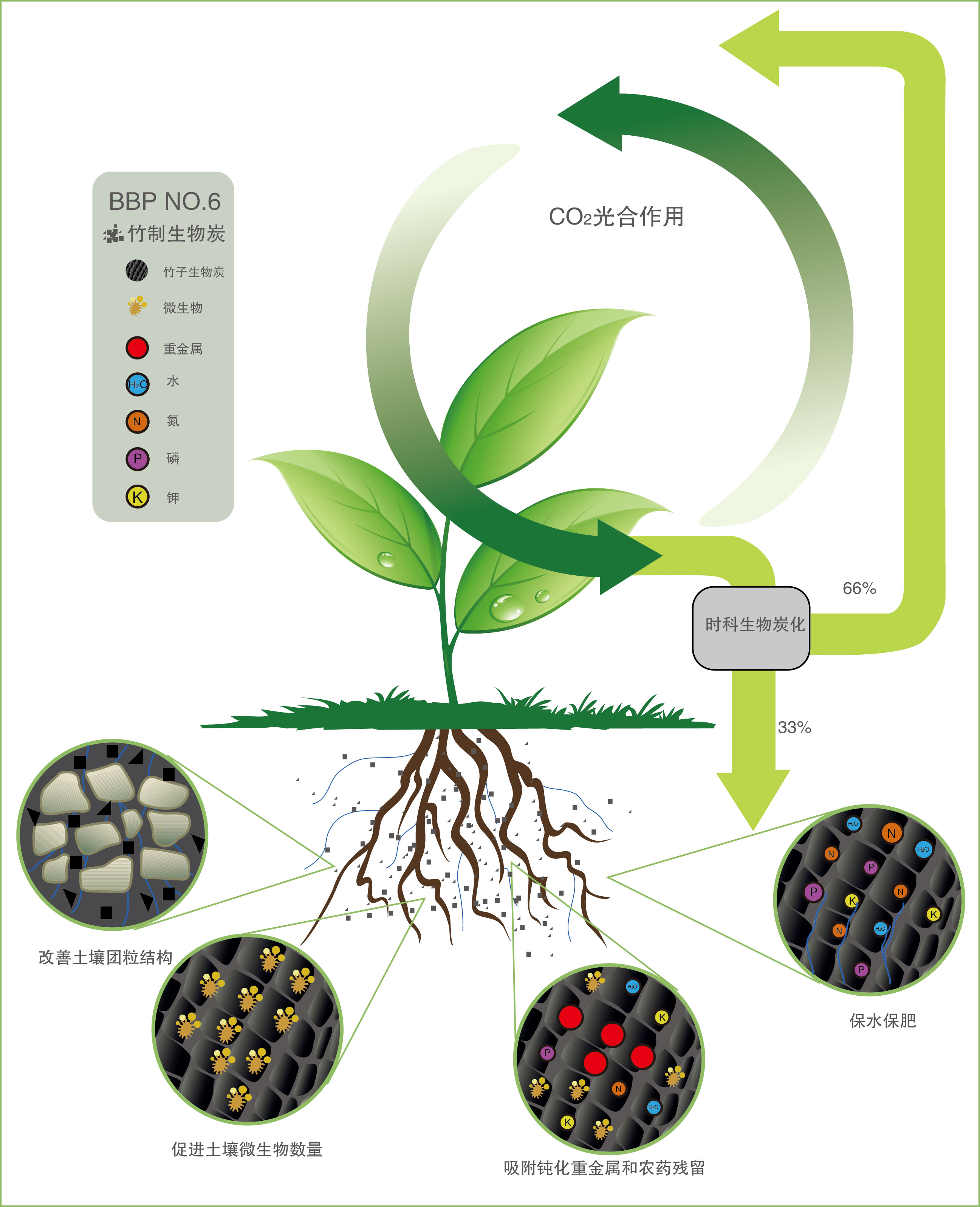 既然炭基肥的主要亮点是生物质炭,我的理解炭基肥的主要作用肯定还是