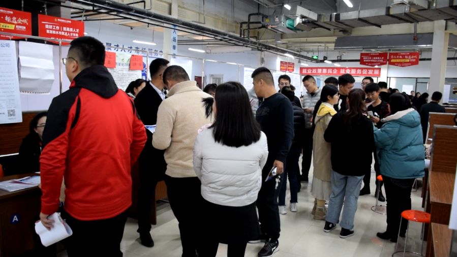 河北省招聘会_2016河北首场大型招聘会 8万余人争抢4万岗位(2)