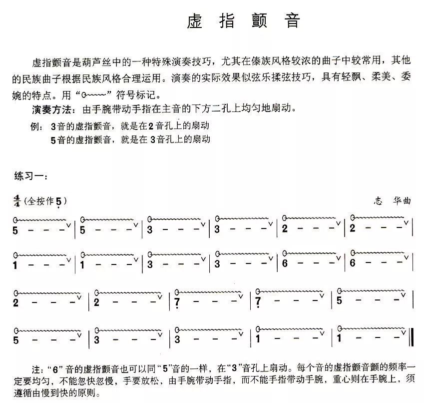 下滑音记号简谱_下滑音记号图片