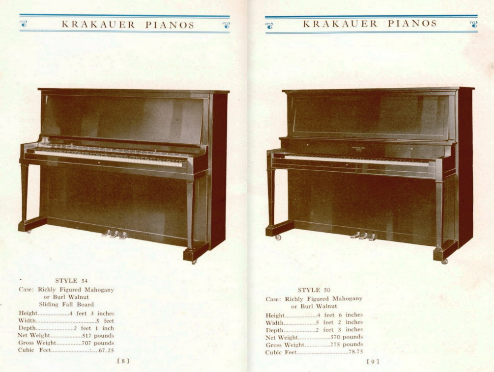 世界十大钢琴品牌排行榜之一krakauer克拉考尔品牌简介