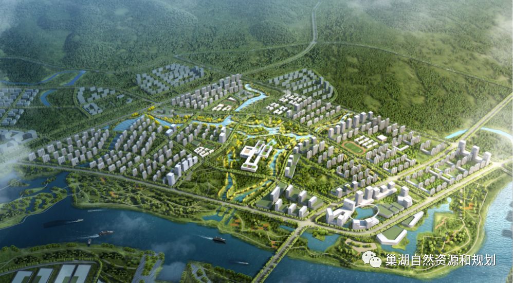 信息量太大 巢湖旗山新区详细规划出炉,效果图太漂亮啦