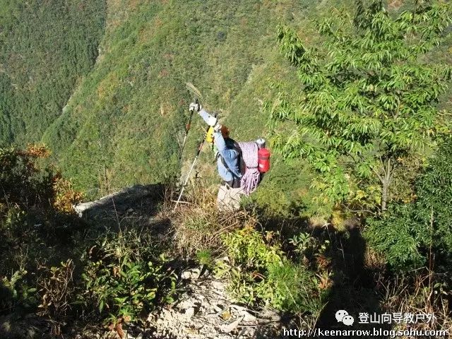 25天清凉峰新4号线上山攀登路线上的风险感知