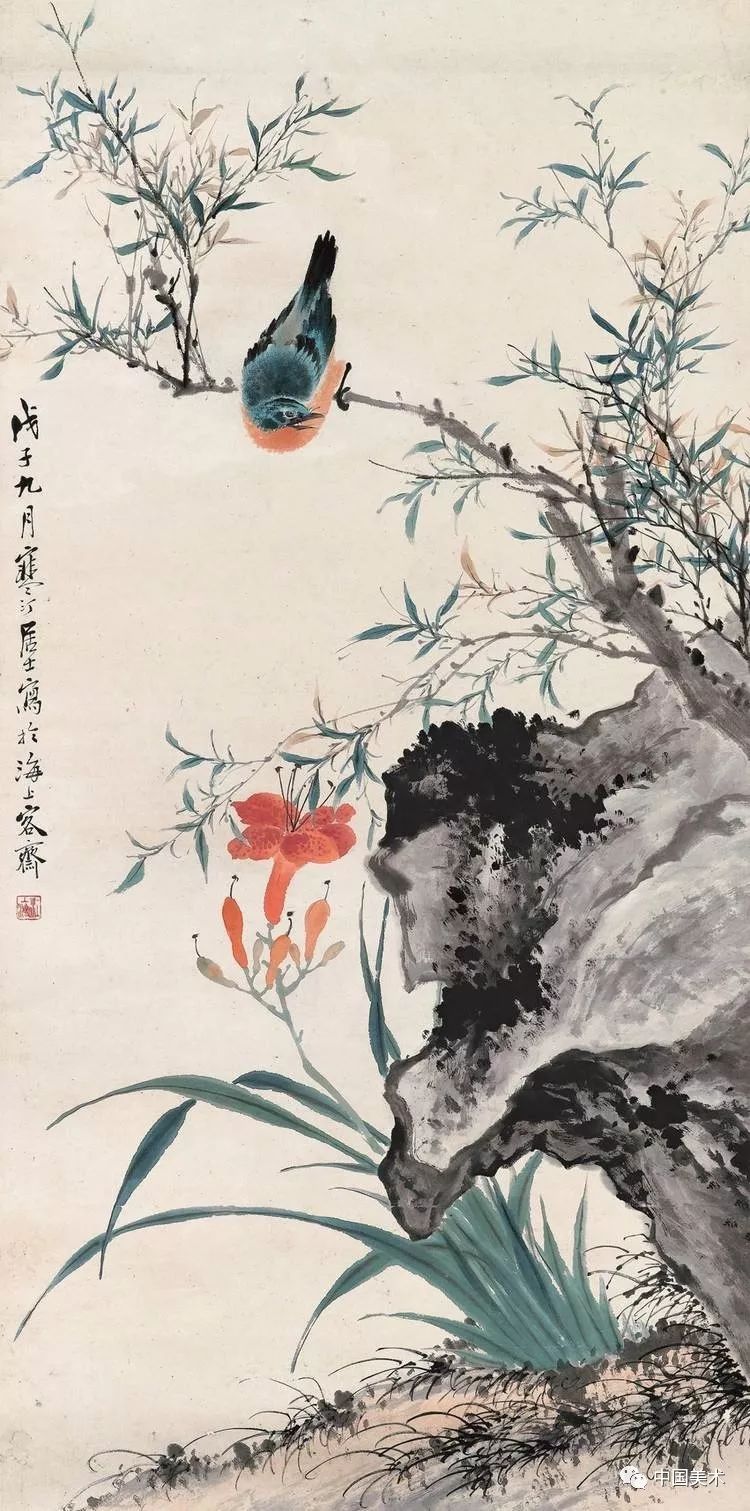 花鸟画构图中的布势与取势