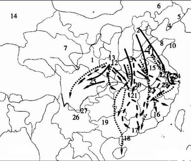 北方人口南迁原因_人口南迁地图(2)