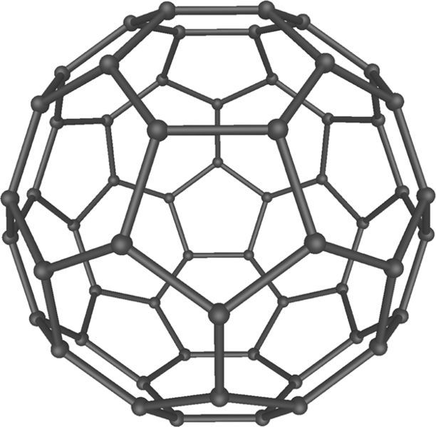 富勒烯和钻石一样都是碳元素组成,他是世界上发现的单质碳的第三种同