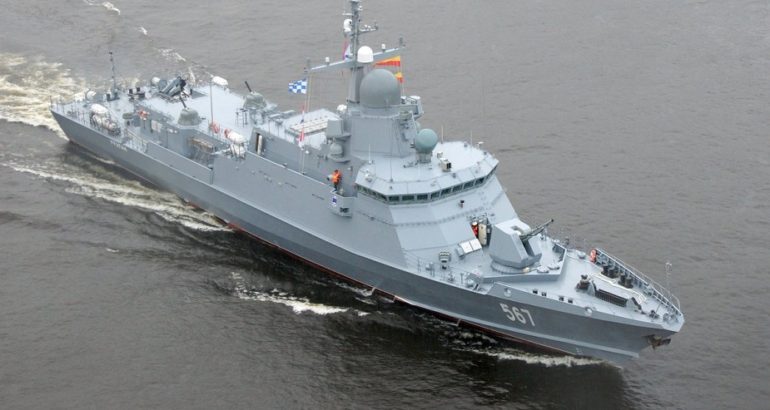 原创俄罗斯最强小型导弹舰为基础,发展新型反潜舰保护核潜艇基地