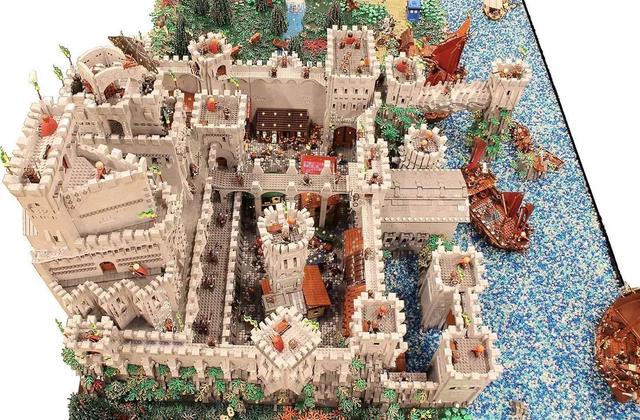 lego乐高moc作品欣赏建筑大场景系列