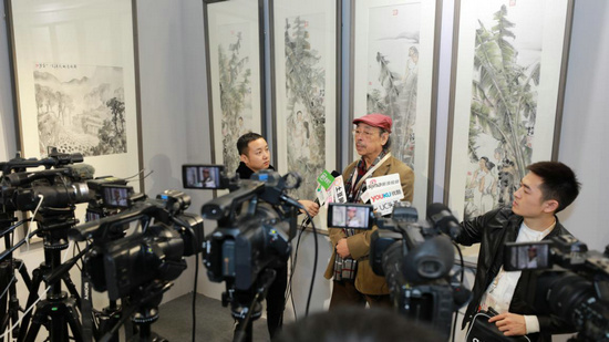 第二届“古越龙山——当代中国画名家邀请展”在绍兴开幕