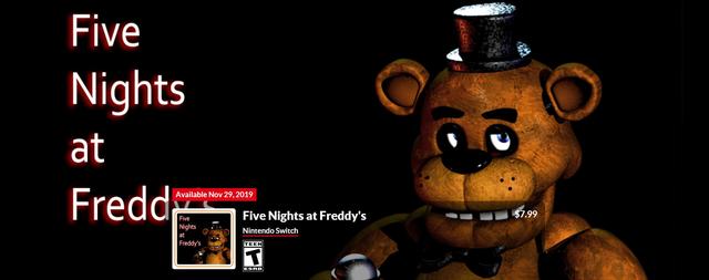 《玩具熊的五夜后宫》三部曲上架NS11月29日发售_披萨
