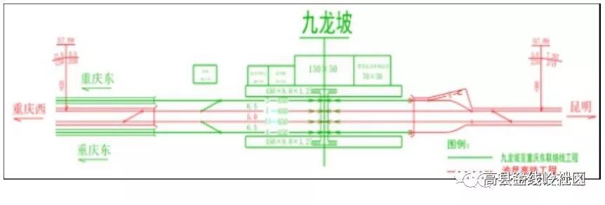 九龙坡站位置示意图▼