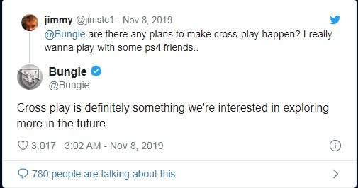 《命运2》未来或支持跨平台游玩Bungie对此很感兴趣