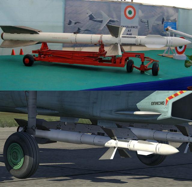 型r-27r-27(北约代号aa-10"杨树")是苏联研制的一系列中程空空导弹,在