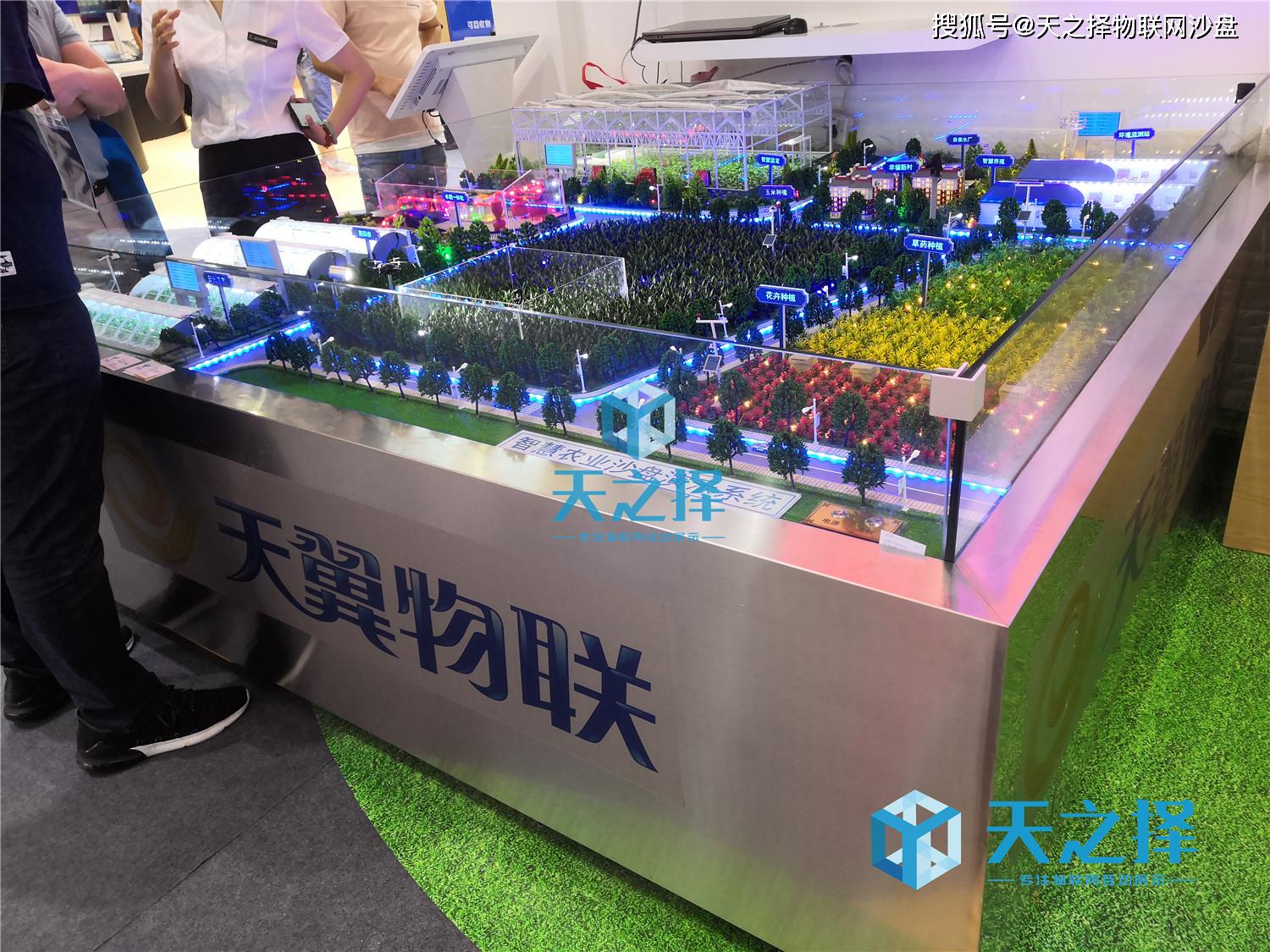 硬件部分:农业沙盘展台一套,农业沙盘一套,操控平台一个,玻璃围挡一套