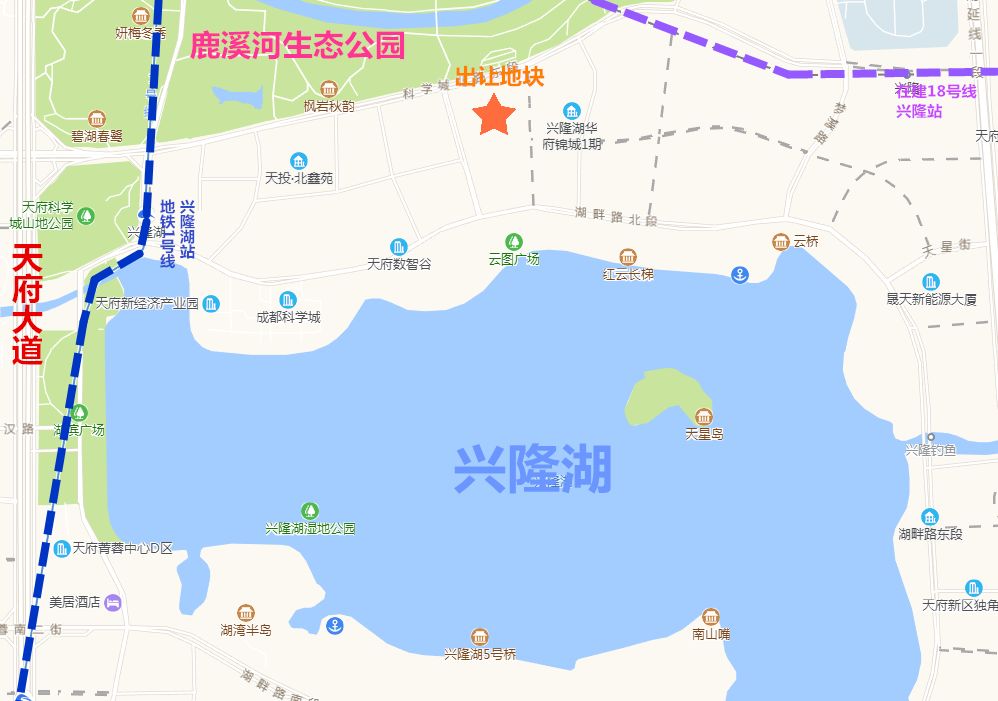 兴隆湖今日土拍临湖地块以11944元平米15统筹住房成交