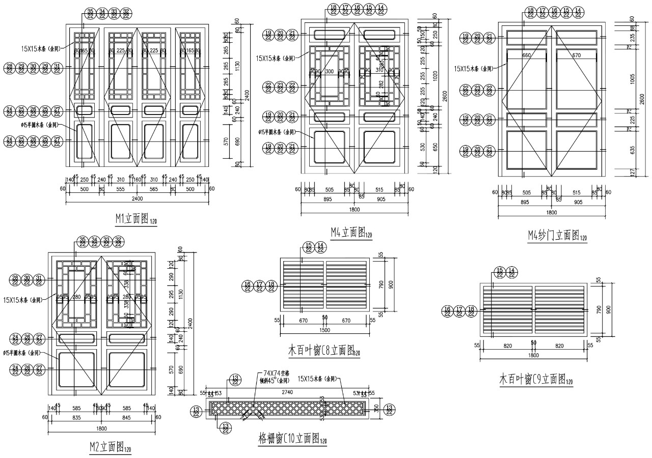 素材cad古建图纸这些个施工图可真会为难人