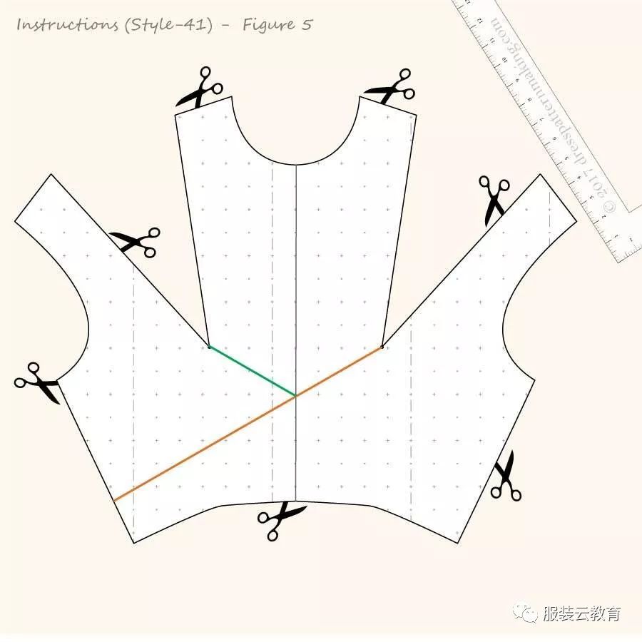 41款服装省道转移的变化实例基础简单复杂全让你学会