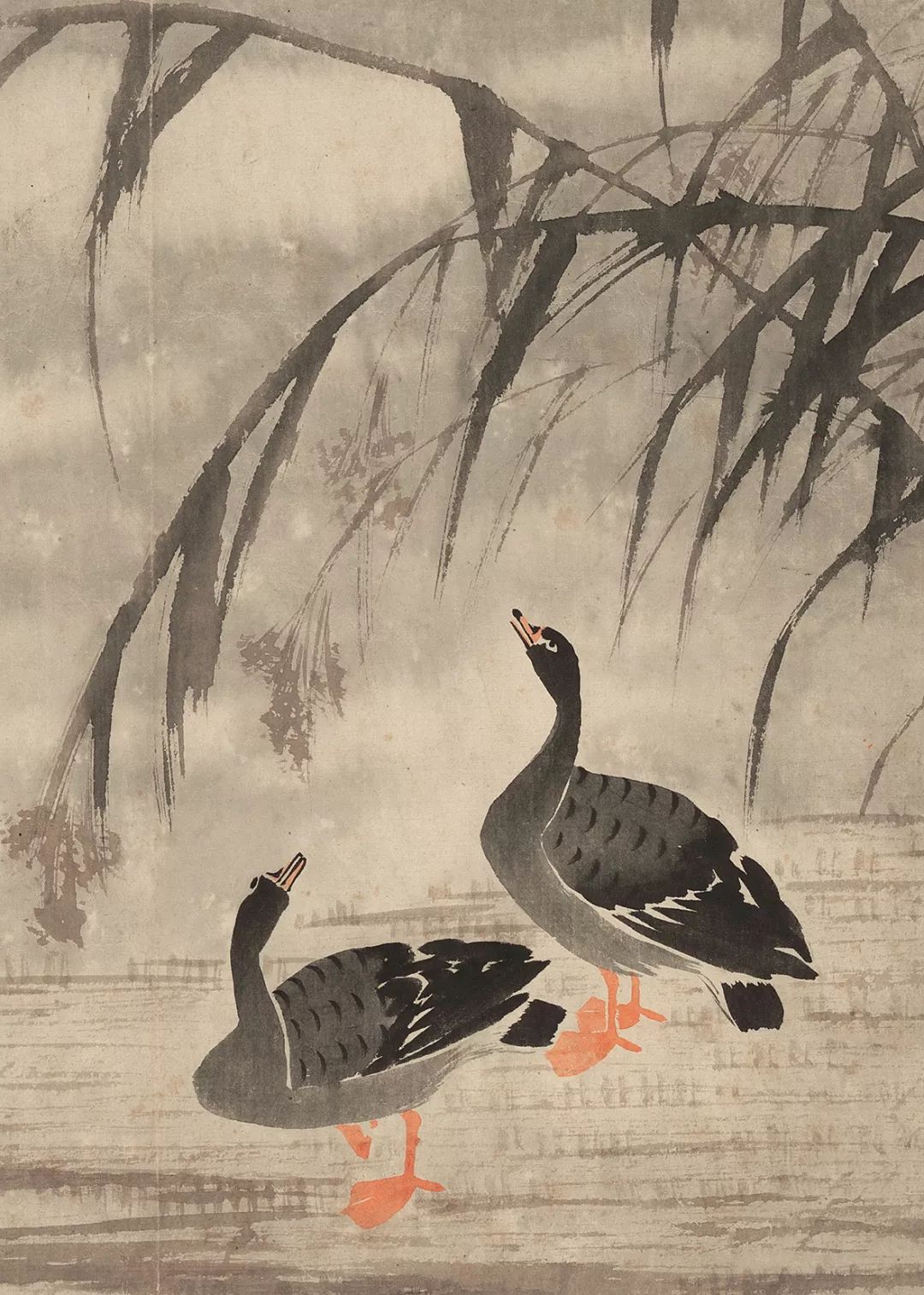 边寿民：自度前身是鸿雁，悲秋又爱绘秋声_芦雁