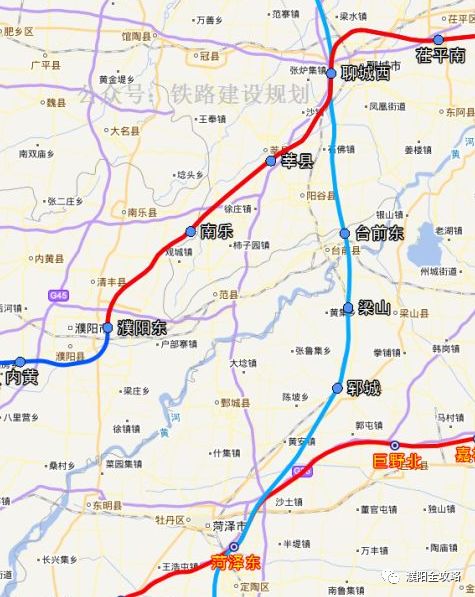 郑济高铁濮阳至济南段最新进展!南乐站规划位置还是在