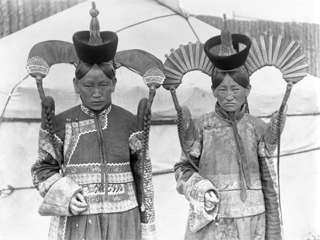 百年前蒙古乌兰巴托，库伦城的女人_妇女