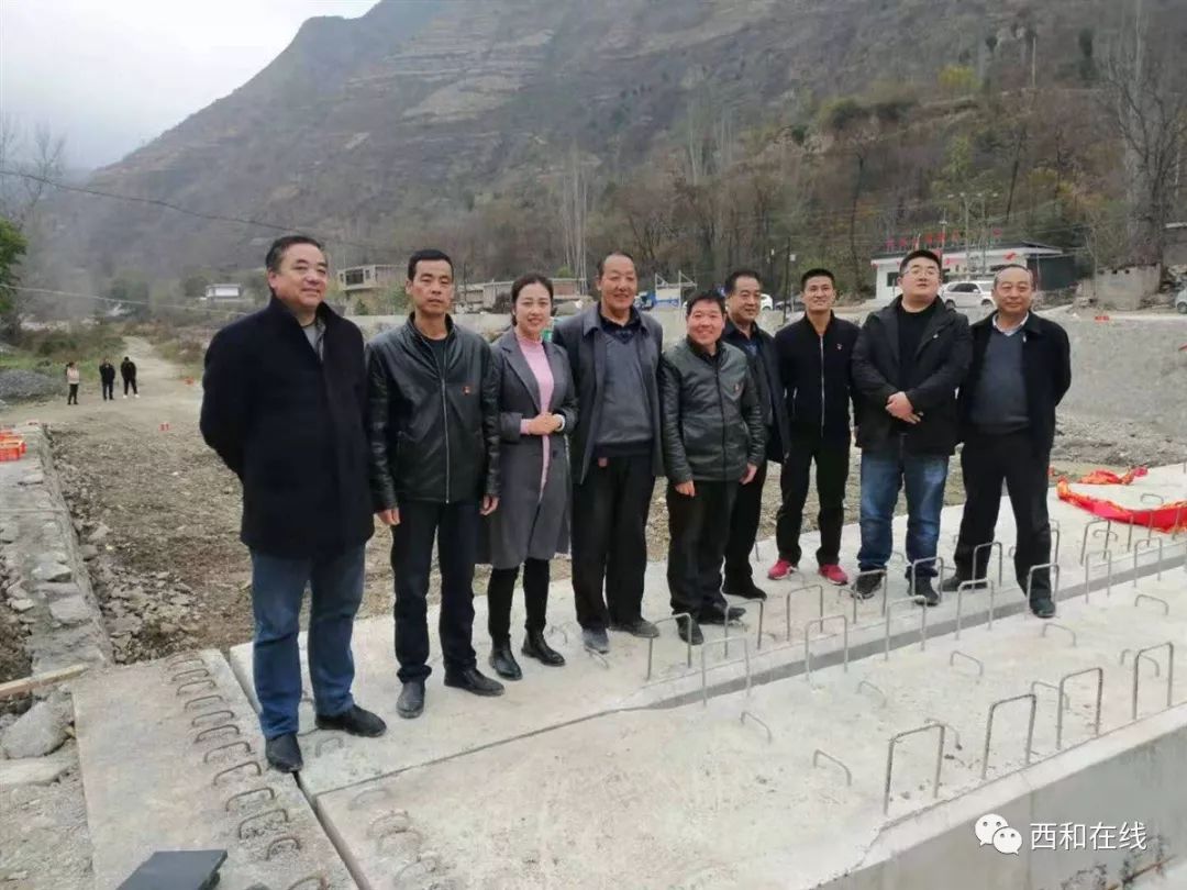 西和县洛峪镇杨咀村便民桥建成