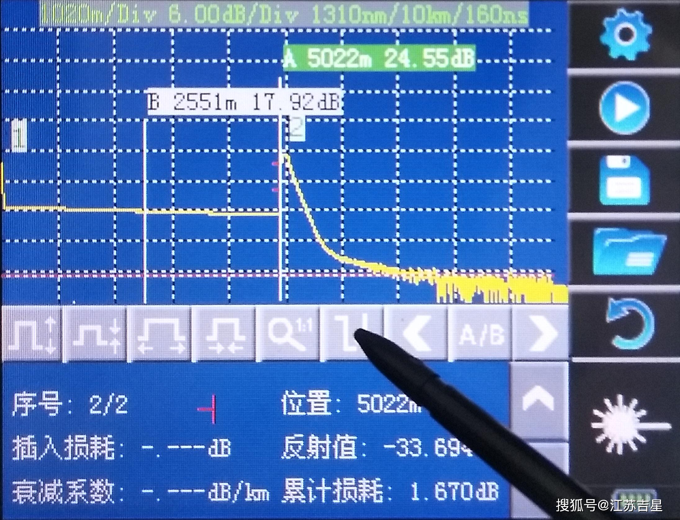 江苏吉星光时域反射仪otdr实测,理清参数背后的意义