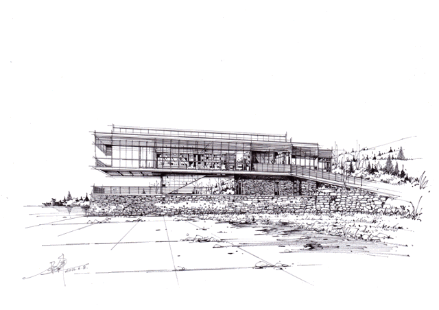 学习建筑手绘技法_gif