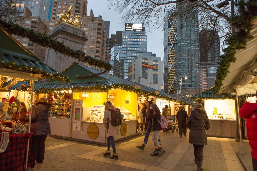 纽约冬日集市指南当然在集市最能感受节日氛围啦