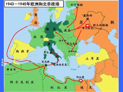 原创地图看历史二战中德国为何要进攻苏联