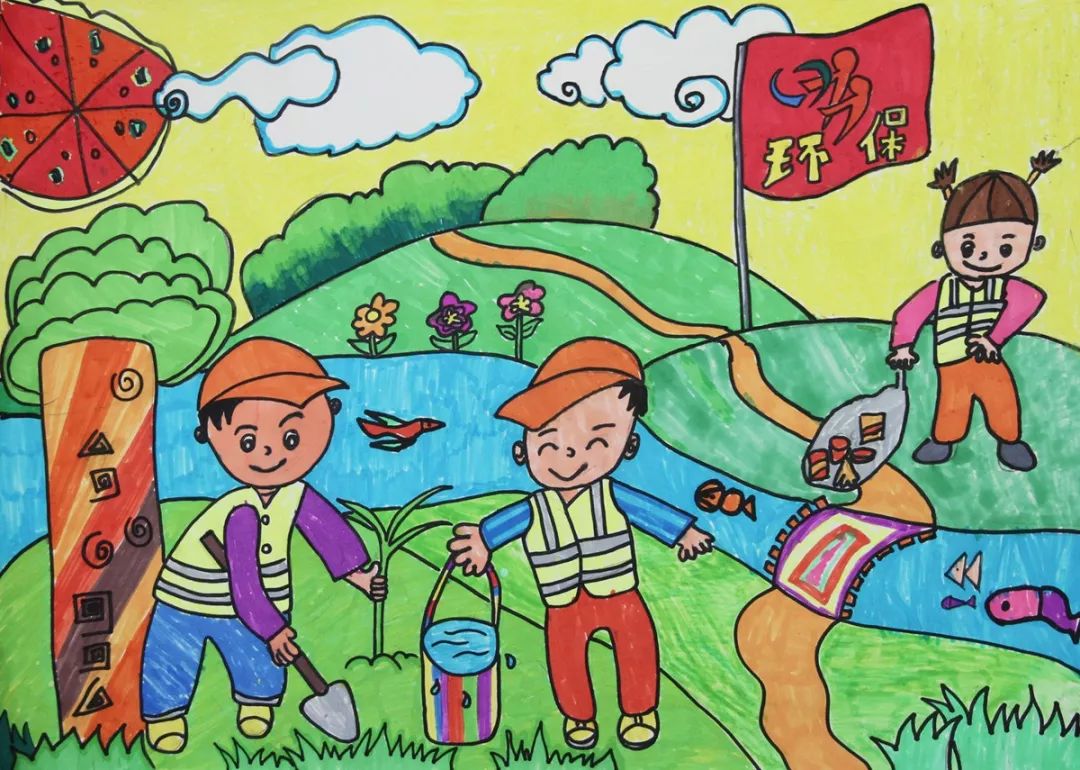 "亚太森博杯"全市少年儿童环保绘画大赛要截稿啦! 投稿时间 2019.10.