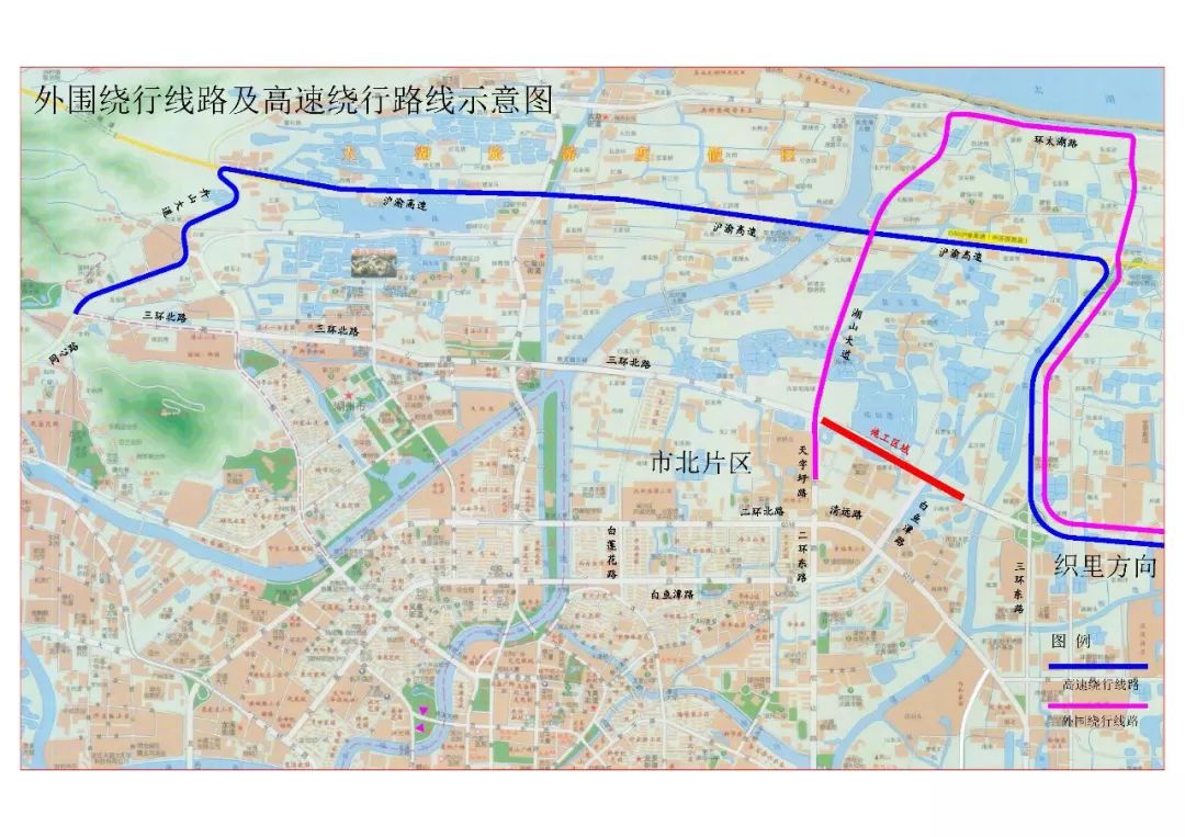 明天开始,湖州三环北路要施工了,工期一个月