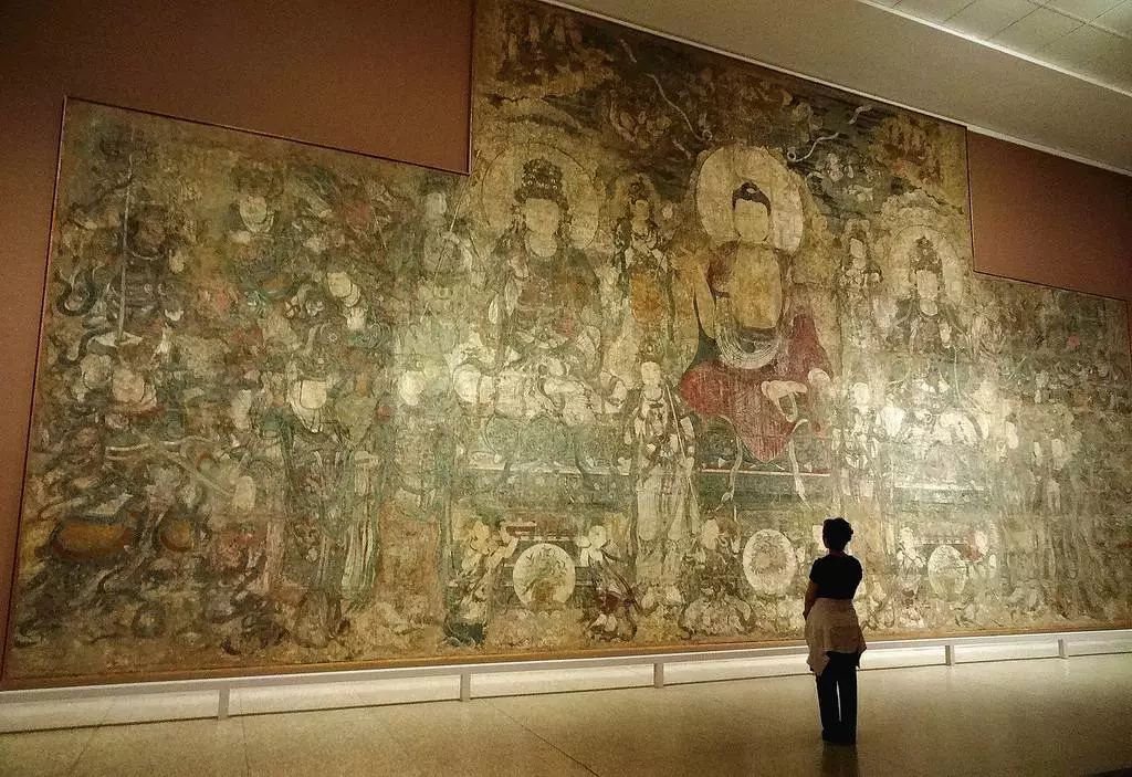 大都会艺术博物馆中裸展的广胜寺壁画