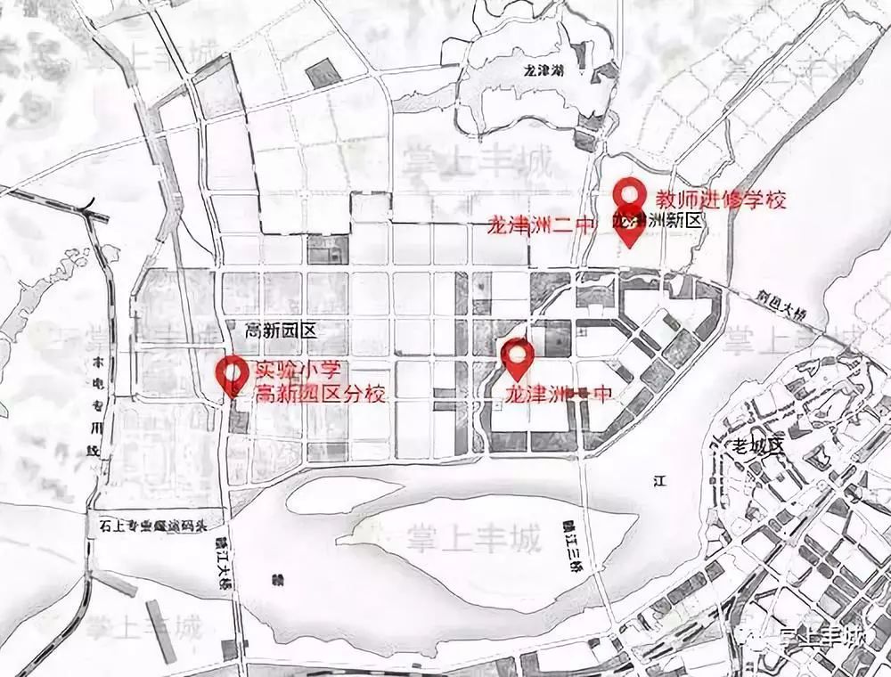 丰城龙津洲将迎来大发展拟规划建设多所学校及公园