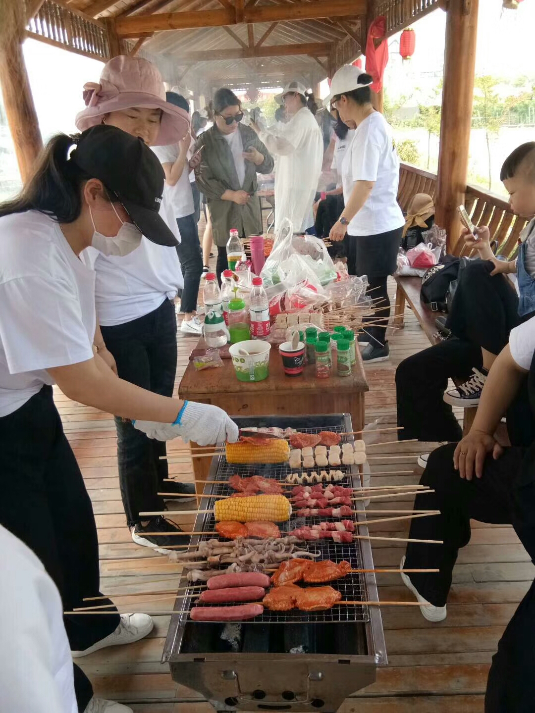 牛角大圩合肥户外烧烤场地推荐路虎车友会一日游