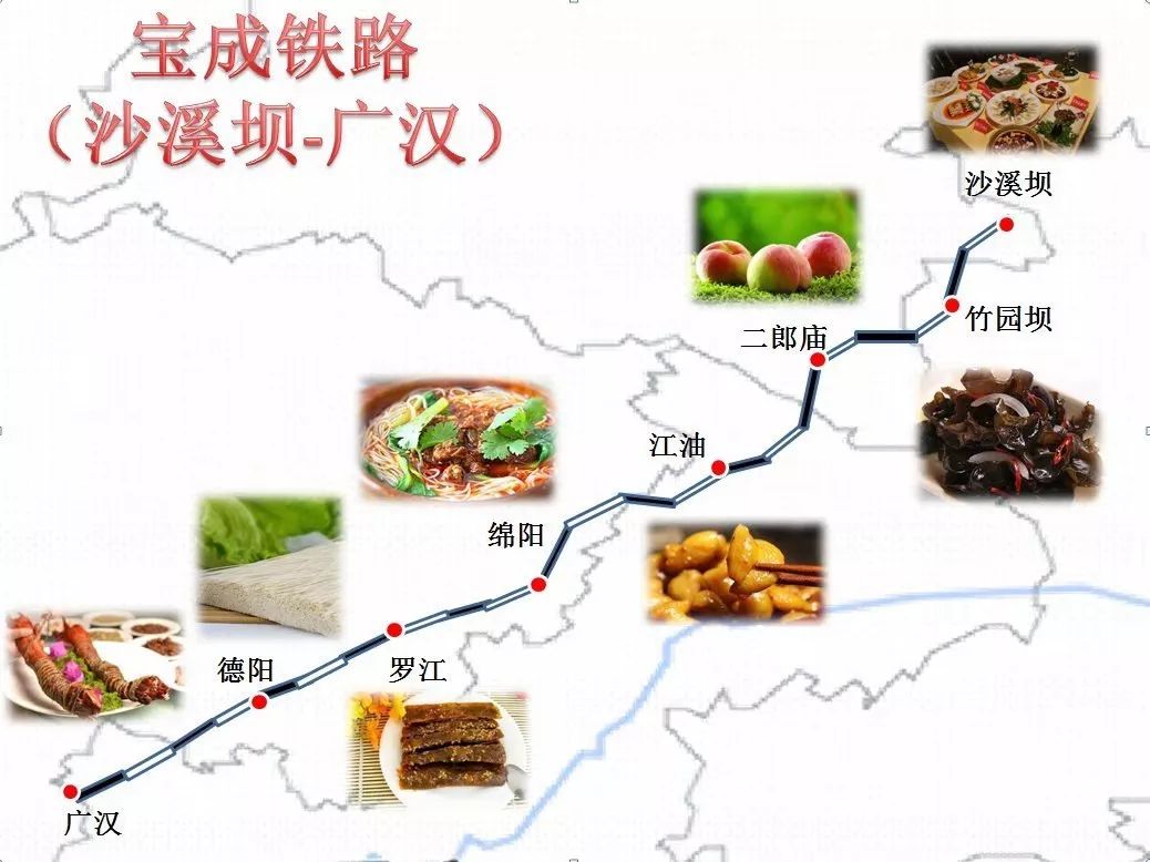 发现川渝黔最美铁路丨美在宝成线之特色美食