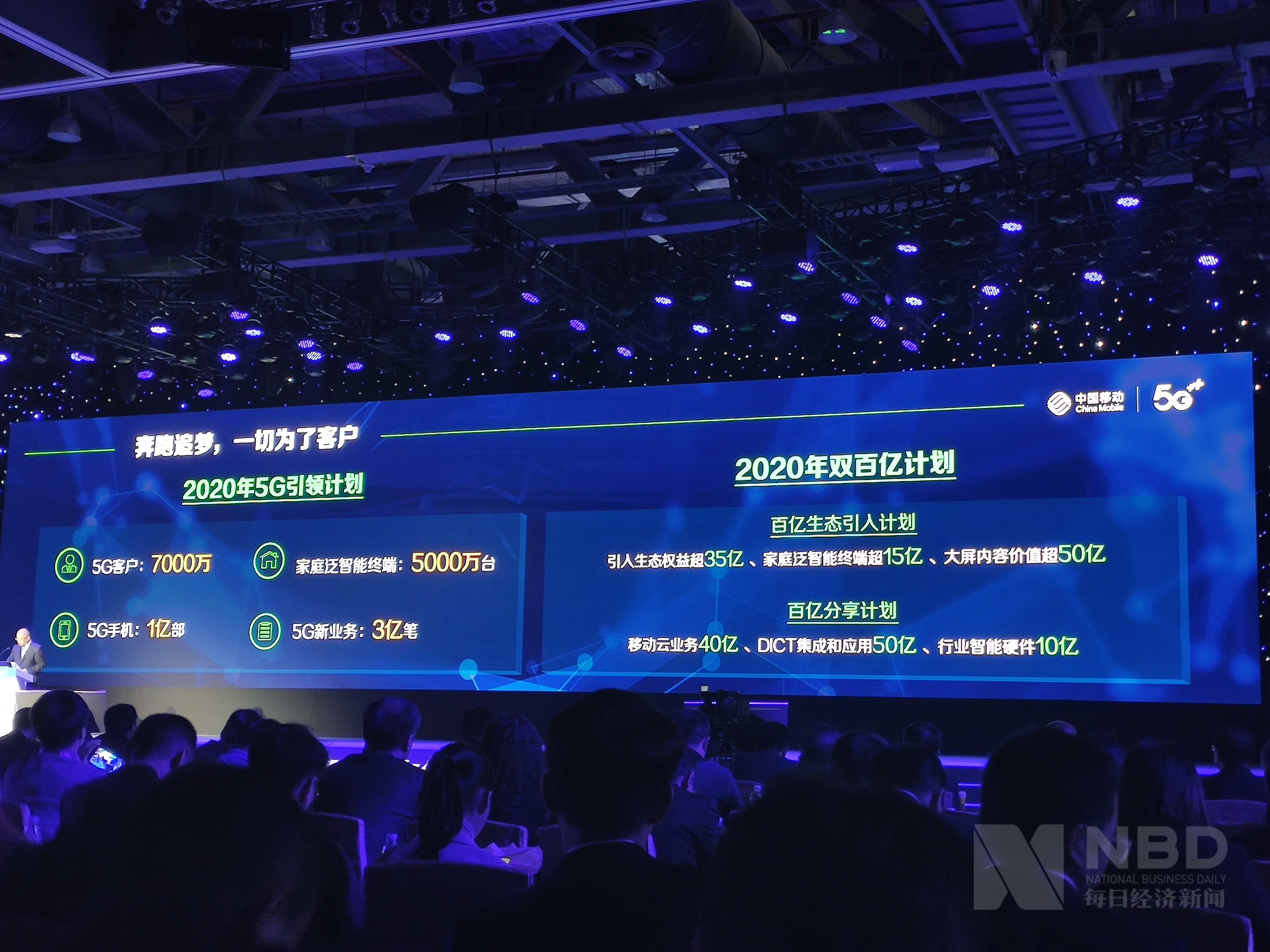 中国移动副总裁简勤：2020年将发展7000万5G用户，销售1亿部5G手机