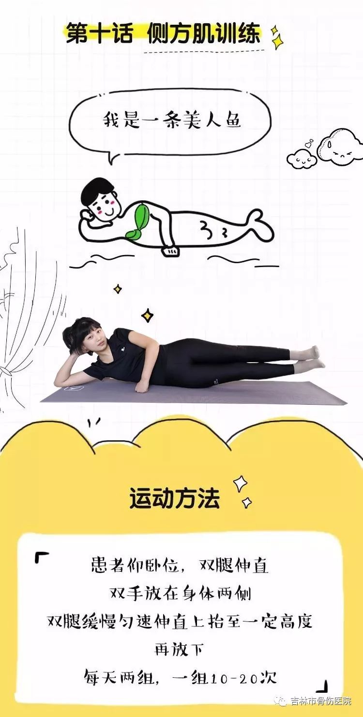 图解动作|腰肌劳损康复操(第一季)