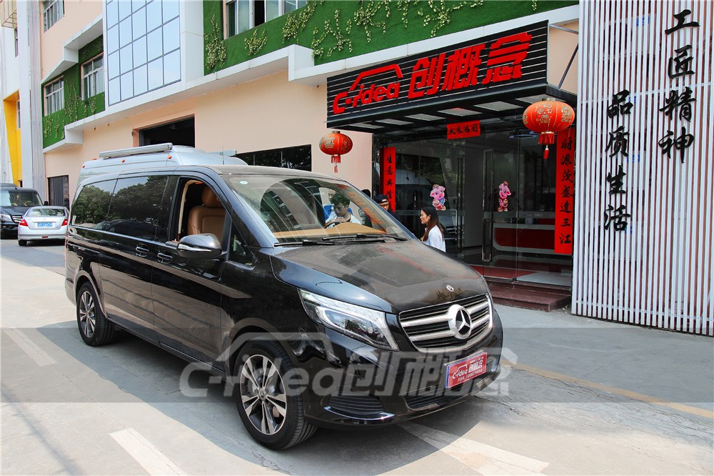 深圳奔驰V260改装简约商务内饰,做工精致_搜狐汽车_搜狐网