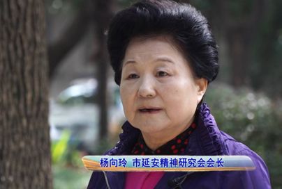 武汉市延安精神研究会会长 杨向玲延安精神进校园就是要青少年传承