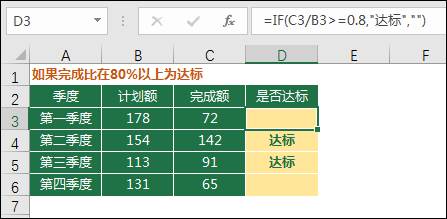 excel函数应用:IF函数新用法加宽工作思路