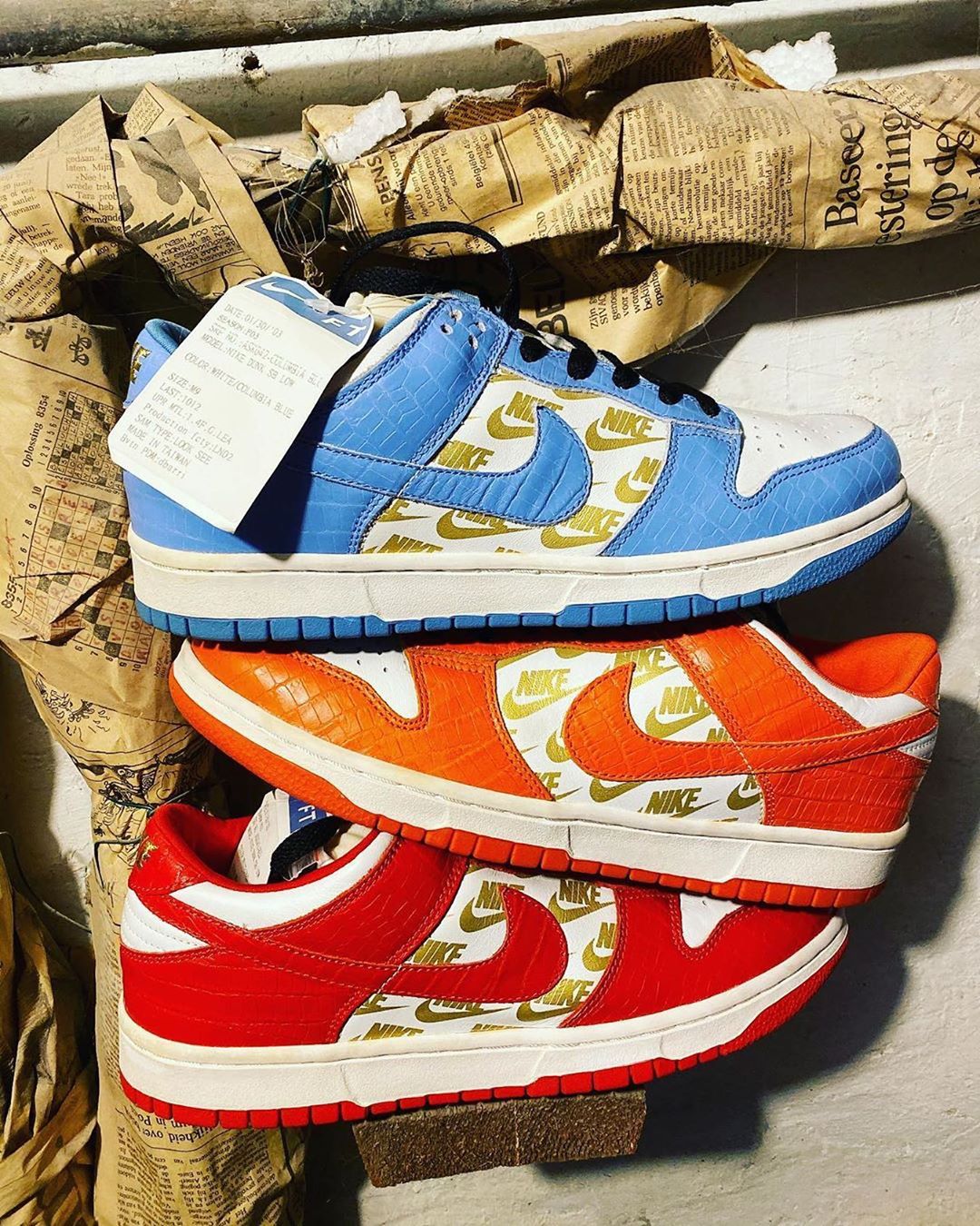 回溯2003！Supreme x NIKE SB Dunk Low未市售Sample曝光！_手机搜狐网