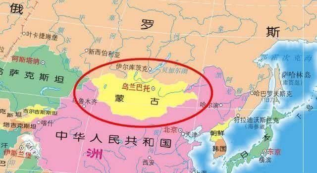 而蒙古是一个内陆国,被中国和俄罗斯包围.