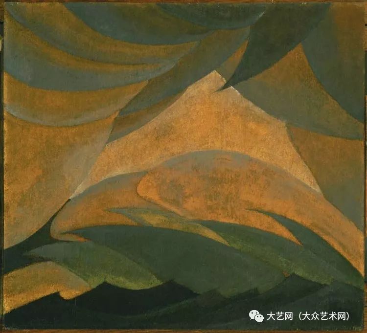 是第一批美国抽象派画家美国现代派画家arthurgarfielddove绘画作品