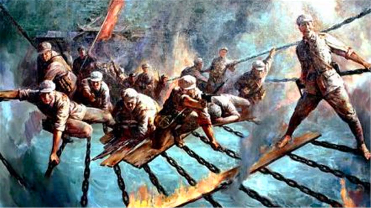 原创红军长征期间,国军为何只拆掉了泸定桥上木板,没有炸断铁索?