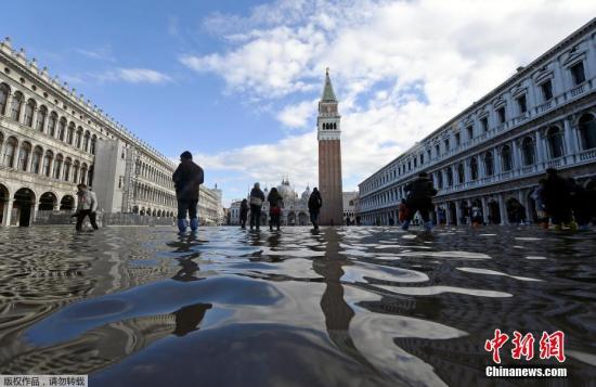 “水城”威尼斯再遭潮水侵袭圣马可教堂宣布关闭