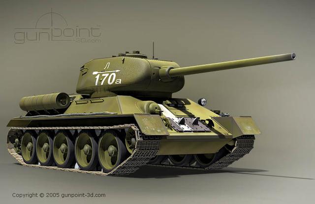 t -34/85中型坦克. 苏联. 1943