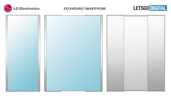 LG手机新设计专利曝光：可伸缩显示屏