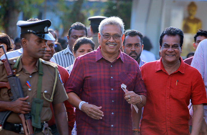 斯里兰卡总统大选：拉贾帕克萨宣布锁定胜局