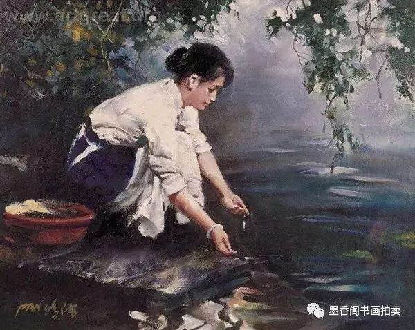 他用油画画江南女子,周迅曾是他笔下的模特_潘鸿海